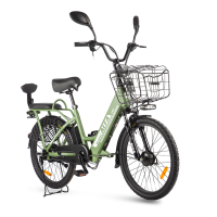 Электровелосипед Green City Gelbert ALFA 1 ST Темно-зеленый