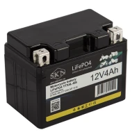 Аккумулятор для мототехники SKN LiFePO4 YTX4L-BS (12V/4Ah/50A) [UTX4L-BS, CT 1204, MT 12-4]